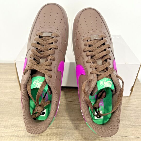 Nike Air Force 1 Low \'07 Baroque Brown Vivid Purple IM2368-237 US Mens 9 New